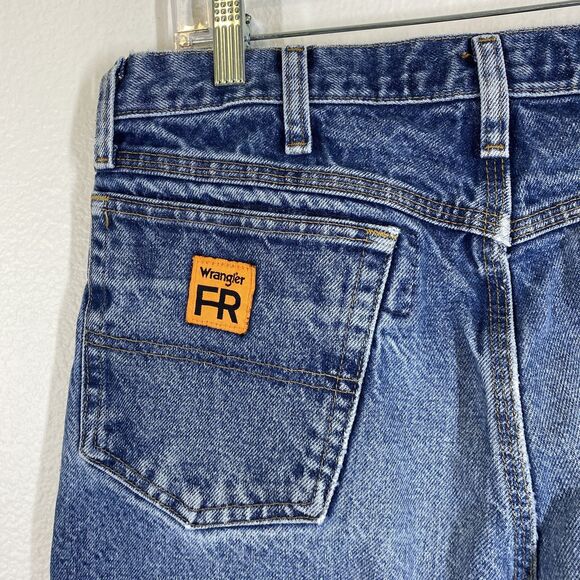 Wrangler FR Riggs Workwear Jeans Mens 34x34 Flame Resistant CAT2 ATPV 22 FR3W060 - Picture 7 of 9